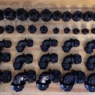 35 Pc Kit Strain Relief  Cord Grip Gland 3/4" 1/2" 3/8" 1/4" + 3/8" 1/2" 3/4" 90