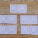 50 PC 1/2"x1/2" ADHESIVE CABLE ZIP TIE WRAP MOUNTING BASE 0.126" WIDE MAX WIDTH