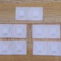 50 PC 1/2"x1/2" ADHESIVE CABLE ZIP TIE WRAP MOUNTING BASE 0.126" WIDE MAX WIDTH