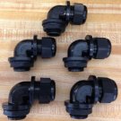 Lot of 10 3/4 inch NPT 90 Degree Strain Relief  Cable Gland with gasket/nut New