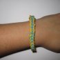 Blue and Yellow Rubber Band Bracelet