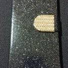 Iphone 6 Black Bling Diamond Leather Case