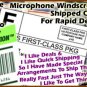 Large Condenser Microphone WINDSCREEN, Fits Most Samson CO1 C01U C03 CO3U Series & Meteor USB Mic