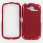 Pantech P9070 Burst Red  Hard Protective Snap on Cell Phone Case Cover
