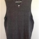 Dockers Men's Grey V- Neck Knitted Sweater/Vest/Top, Size L/G Extra Soft!