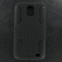 Samsung I727 Galaxy S II Skyrocket Hybrid Case Black TPU + Black Net Cover Hard