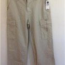 MSRP $29.99 Gap Men's Beige Cargo Pants/Bottoms/Trousers 100% Cotton Size 34x32