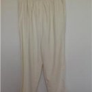 Cabin Creek Men's White Pants/Bottoms/Trousers 100% Cotton Size 22W