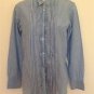 Gap Women's Blue Pleated Front Button Down Shirt/Blouse/Top 100% Cotton Size 6