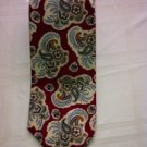 Club Room Mens Silk Neck Tie Silk Printed in England