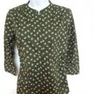 Banana Republic Woman Green Shirt,Blouse, Top,Small Size New 100% Cotton