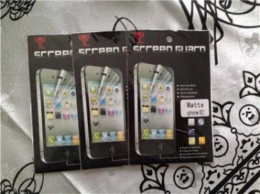 3xApple IPhone 5C  Matte Anti Glare Anti Scratch Anti UVA Screen Protector New