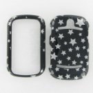 Pantech Pursuit 2 II P6010 Hard Snap on Cell Phone STAR ON BLACK Case Cover