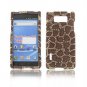 Lg Splendor Venice US730 Leopard Diamond,Bling,Snap on Cell Phone Case Cover