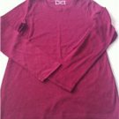 New Motherhood Maternity Blouse,Shirt,Top Very Burgandy Comfortable,Soft Large