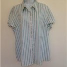 Lane Bryant Women's Striped Button Down Shirt/Blouse/Top/Tunic Plus Size 18/20