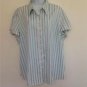 Lane Bryant Women's Striped Button Down Shirt/Blouse/Top/Tunic Plus Size 18/20