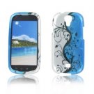 Samsung i415 Stratosphere II 2 Blue Vine Protective Case Cover Snap on