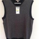 MSRP: $40.00 Joe Joseph Abboud Men's Knitted Sweater/Vest 100% Cotton, Size M/M