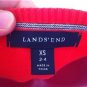 Lands End  Cotton  Thin Cotton  Sweater,Top, Blouse  XS 2-4  Orange New