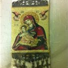 Tapestry - Mary&Jesus Wall hanging,Wall decor Great gift Gold color and red