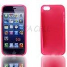 Apple IPhone 5 5G Crystal Pink Skin Case Cover+Free Matte Screen Protector