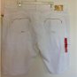 NWT Apple Bottoms Women's White Capri Shorts Size 24 MSRP $69.00 Plus Size