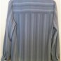 Draper`s& Damon`s Top,Blouse,Shirt Size PS New Striped  White/Gray Polyester