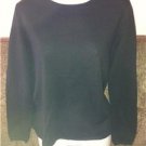 SUTTON STUDIOS BloomingDales "100% Merino Wool" Crew Sweater L Black