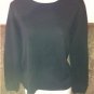 SUTTON STUDIOS BloomingDales "100% Merino Wool" Crew Sweater L Black