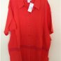 C.S.T Sport Plus size 2X,3X  Orange Cotton Shirt,Blouse,Top,Super Deal MSRP $32
