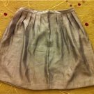 NWT Old Navy Metallic Pleated Skirt Size 8 New  Gray/Cream