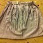 NWT Old Navy Metallic Pleated Skirt Size 8 New  Gray/Cream