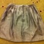 NWT Old Navy Metallic Pleated Skirt Size 8 New  Gray/Cream