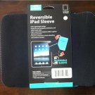 Merkury Innovations Reversible iPad 2 Tablet Sleeve Case  Light Blue/Black - New