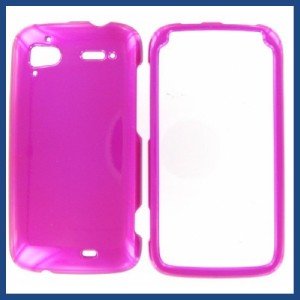 HTC Pyramid / Sensation 4G Hot Pink CELL phone  Snap on hard case cover