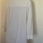 Foxcroft Shaped Stretch Women's White Button Down Shirt/Blouse/Top Plus Size 14
