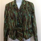 Jones New York Signature Petite Women's Button Down Shirt/Blouse/Top Size PM