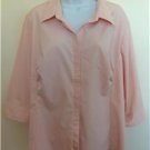 Venezia Jeans Clothing Co. Women's Pink Button Down Shirt/Blouse Plus Size 18/20