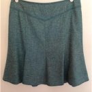 MSRP $59.00 Ann Taylor LOFT Women's Green Wool Skirt Knee Length Size 16