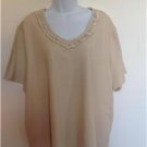 d & co. Women's Denim and Company T-Shirt Top Basic Design Plus Size 3X