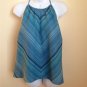 Venezia Jeans Blouse Plus Size Top Shirt 1x,2x,3x,4x, Blue Cotton Linen New
