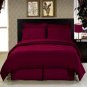 7 Pcs Brushed Microfiber Multi-Piece Bed Sheet and Duvet Cover Set Quenn,King