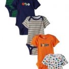 Gerber Baby Boy Clothes Sports 5 Pack Onesies  6-9 Months New Cotton