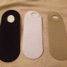 Lot 3 Dept Store Club Room Alfani..Causal No-Show Liner Men Sock White/Khaki NEW