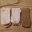 Gold Toe  Alfani Men Crew Socks 3  Pcs White Khaki New Great