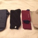 Club Room Tommy Hilfiger Perry Men Black Gray Dress Socks 4 Pairs  New Great