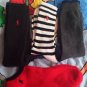Polo Ralph Lauren Men Crew  Black  Red Gray Socks 4 Pcs