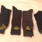 Gold Toe Men Black Brown Dress Socks 4 Pairs New Great
