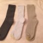 Gold Toe Men Black Crew Socks 3 Pairs New Great